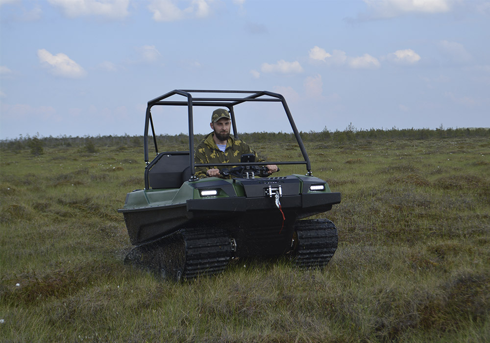 Гусеничный вездеход снегоболотоход Tinger Scout 420