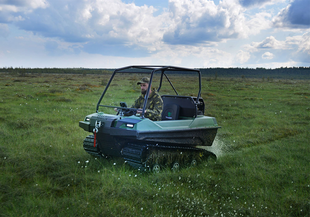 Гусеничный вездеход снегоболотоход Tinger Scout 420