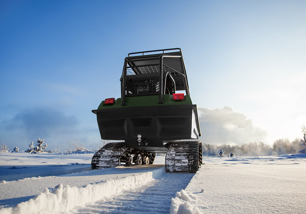 Гусеничный вездеход снегоболотоход Tinger Scout 420