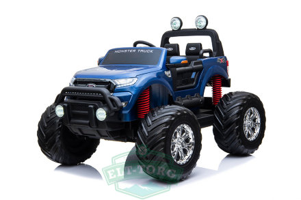 Детский электромобиль FORD RANGER MONSTER TRUCK 4WD DK-MT550 синий Детский электромобиль FORD RANGER MONSTER TRUCK 4WD DK-MT550 синий