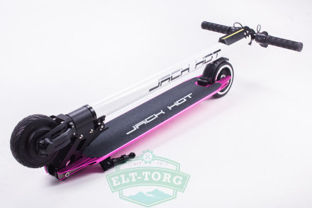 Электросамокат JACK HOT LIGHT 250w (4,4Ah) White+pink Электросамокат JACK HOT LIGHT 250w (4,4Ah) White+pink