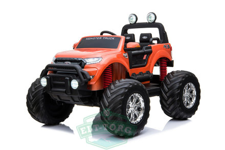 Детский электромобиль FORD RANGER MONSTER TRUCK 4WD DK-MT550 оранжевый Детский электромобиль FORD RANGER MONSTER TRUCK 4WD DK-MT550 оранжевый