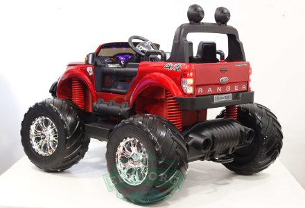 Детский электромобиль FORD RANGER MONSTER TRUCK 4WD DK-MT550 красный