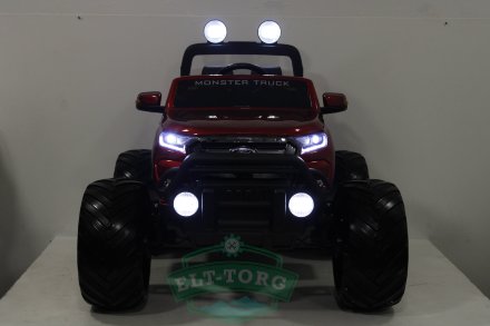 Детский электромобиль FORD RANGER MONSTER TRUCK 4WD DK-MT550 красный
