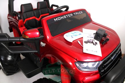 Детский электромобиль FORD RANGER MONSTER TRUCK 4WD DK-MT550 красный