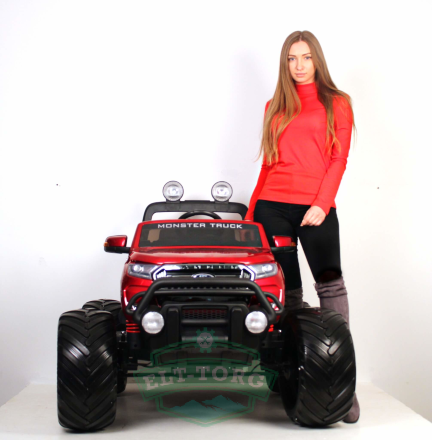 Детский электромобиль FORD RANGER MONSTER TRUCK 4WD DK-MT550 красный