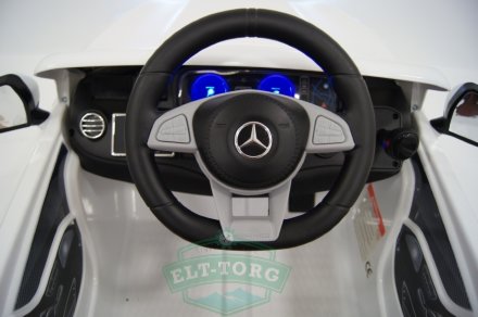 Электромобиль RiverToys Mercedes-Benz S63-WHITE Электромобиль RiverToys Mercedes-Benz S63-WHITE