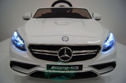 Электромобиль RiverToys Mercedes-Benz S63-WHITE Электромобиль RiverToys Mercedes-Benz S63-WHITE