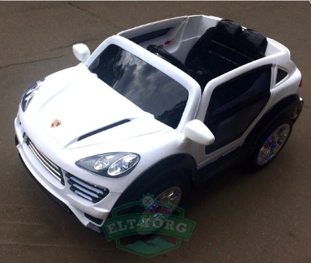 Детский электромобиль River Toys Porsche Turbo O001OO 70 W Белый Детский электромобиль River Toys Porsche Turbo O001OO 70 W Белый