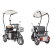 Пассажирский электроцикл Rutrike S1 V2, с крышей Пассажирский электроцикл Rutrike S1 V2, с крышей