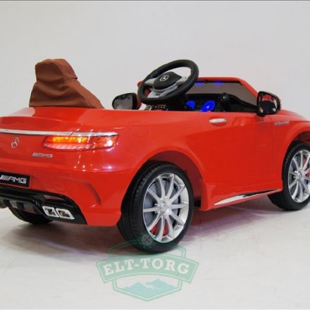 Электромобиль RiverToys Mercedes-Benz S63-RED Электромобиль RiverToys Mercedes-Benz S63-RED