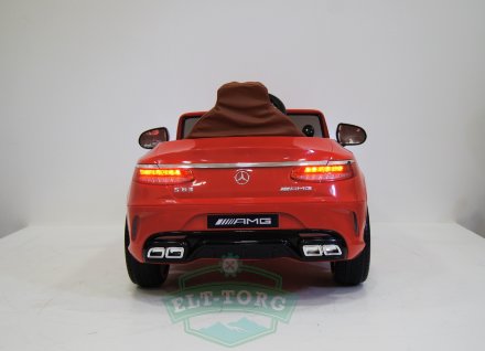 Электромобиль RiverToys Mercedes-Benz S63-RED Электромобиль RiverToys Mercedes-Benz S63-RED