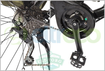 Велогибрид Benelli Center Motor Navigator 350W с кареточным мотором