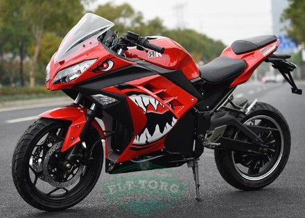 Электромотоцикл Eko-bike KAXA Ninja 72V/45Ah, 3000W Электромотоцикл Eko-bike KAXA Ninja 72V/45Ah, 3000W