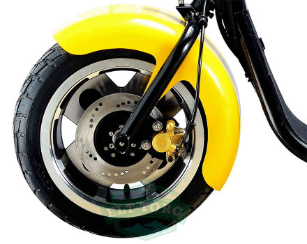 Электроскутер Citycoco Yellow 800W