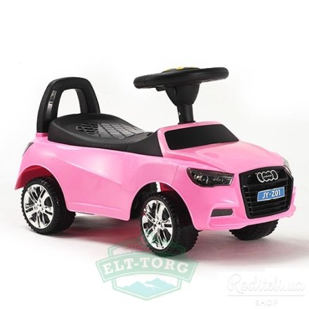 Электромобиль Rivertoys Толокар AUDI JY-Z01A-PINK