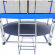 Батут i-JUMP CLASSIC 14ft 4,27м с нижней сетью и лестницей (blue) Батут i-JUMP CLASSIC 14ft 4,27м с нижней сетью и лестницей (blue)