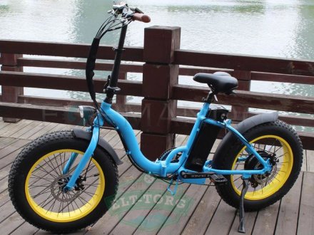 Электровелосипед El-sport bike TDN-01 500W голубой Электровелосипед El-sport bike TDN-01 500W голубой