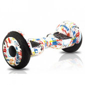 Гироскутер Smart Balance Wheel Suv New 10.5 Premium Граффити Белый Гироскутер Smart Balance Wheel Suv New 10.5 Premium Граффити Белый