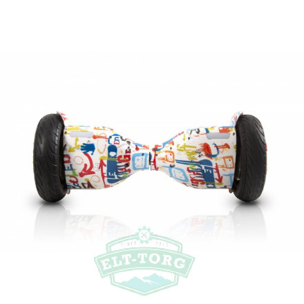 Гироскутер Smart Balance Wheel Suv New 10.5 Premium Граффити Белый