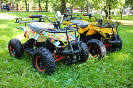 Электроквадроцикл MYTOY 500D Lux желтый Электроквадроцикл MYTOY 500D Lux желтый