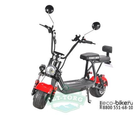 Электроскутер WHITE SIBERIA MINI R 1200W Электроскутер WHITE SIBERIA MINI R 1200W