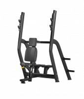 BRONZE GYM H-025B Скамья для жима вертикальная (ЧЕРНЫЙ)