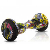Гироскутер Smart Balance Wheel Suv New 10.5 Premium Граффити Желтый Гироскутер Smart Balance Wheel Suv New 10.5 Premium Граффити Желтый