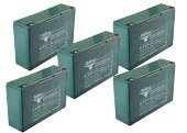 Комплект тяговых гелевых аккумуляторов RuTrike 6-EVF-32 (60V32A/H C3) Комплект тяговых гелевых аккумуляторов RuTrike 6-EVF-32 (60V32A/H C3)