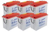 Комплект тяговых аккумуляторов 6-GFM-120 (72V120A/H C20) Комплект тяговых аккумуляторов 6-GFM-120 (72V120A/H C20)