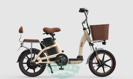 Складной маленький электровелосипед XIAOMI HIMO C16 Бело-Коричневый Складной маленький электровелосипед XIAOMI HIMO C16 Бело-Коричневый