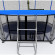 Батут i-JUMP Elegant 14ft 4,27м с нижней сетью и лестницей (blue) Батут i-JUMP Elegant 14ft 4,27м с нижней сетью и лестницей (blue)