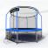 Батут i-JUMP Elegant 14ft 4,27м с нижней сетью и лестницей (blue) Батут i-JUMP Elegant 14ft 4,27м с нижней сетью и лестницей (blue)