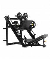 BRONZE GYM H-022 Жим ногами под углом 45 градусов (ЧЕРНЫЙ)