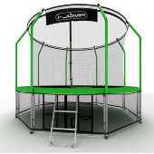Батут i-JUMP Elegant 8ft 2,44м с нижней сетью и лестницей (green) Батут i-JUMP Elegant 8ft 2,44м с нижней сетью и лестницей (green)