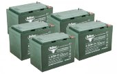 Комплект тяговых гелевых аккумуляторов RuTrike 6-DZM-24 (60V24A/H C2) Комплект тяговых гелевых аккумуляторов RuTrike 6-DZM-24 (60V24A/H C2)
