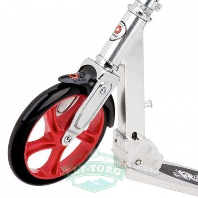 Самокат Razor A5 Lux Серебристо-красный Самокат Razor A5 Lux Серебристо-красный