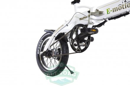 Складной компактный электровелосипед E-motions' MiniMax Premium Складной компактный электровелосипед E-motions' MiniMax Premium