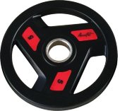 Олимпийский обрезиненный диск AeroFit 5 кг, черно-красный Олимпийский обрезиненный диск AeroFit 5 кг, черно-красный