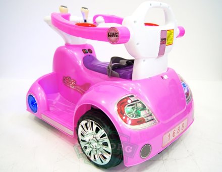 Электромобиль RiverToys ХОДУНКИ 1688-PINK