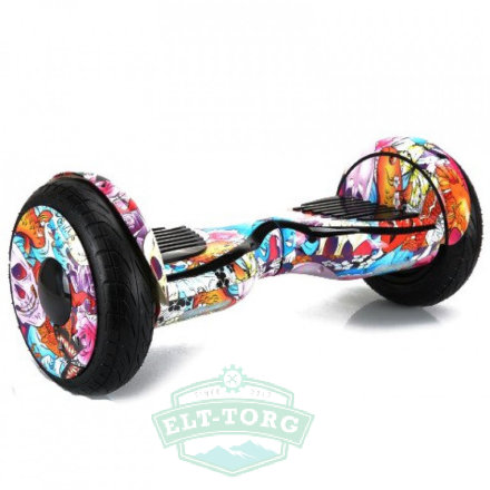 Гироскутер Smart Balance Wheel Suv New 10.5 Premium Граффити Розовый Гироскутер Smart Balance Wheel Suv New 10.5 Premium Граффити Розовый