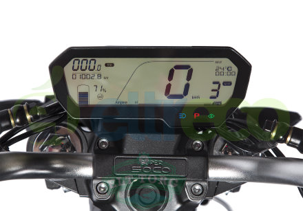 Электромотоцикл Soco Super TS 1950w черный