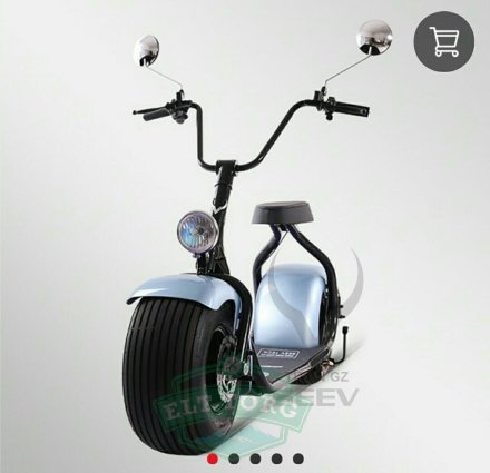 Электросамокат El-sport Citycoco Classic 1200W с двойным сиденьем до 200кг Электросамокат El-sport Citycoco Classic 1200W с двойным сиденьем до 200кг