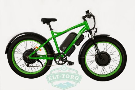 Elbike Phantom Twix зеленый сбоку Elbike Phantom Twix зеленый сбоку
