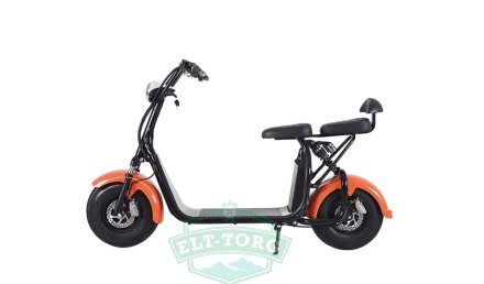 Электроскутер ElectroTown Citycoco X7 Оранжевый Электроскутер ElectroTown Citycoco X7 Оранжевый