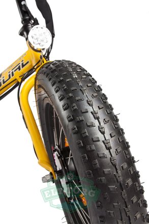 Электровелосипед Welness Bad Dual 1000w желтый Электровелосипед Welness Bad Dual 1000w желтый