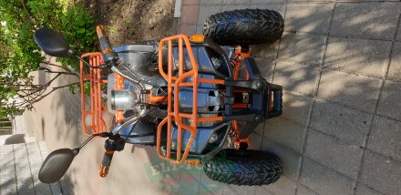 Электроквадроцикл MYTOY 500D Lux черно-оранжевый