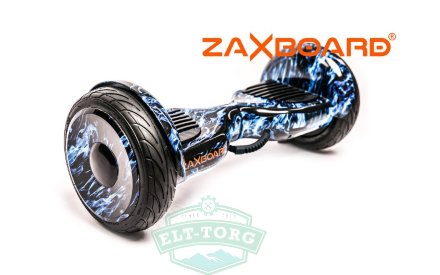 Гироскутер ZAXBOARD ZX-10 lite Синий огонь Гироскутер ZAXBOARD ZX-10 lite Синий огонь