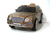 Детский электромобиль BENTLEY BENTAYGA JJ2158 коричневый (ЛИЦЕНЗИОННАЯ МОДЕЛЬ)