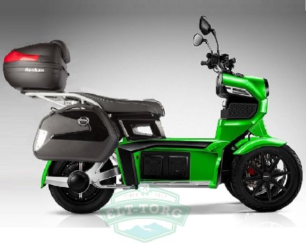 Электроскутер iTank Doohan EV3 Pro 2000w зеленый Электроскутер iTank Doohan EV3 Pro 2000w зеленый